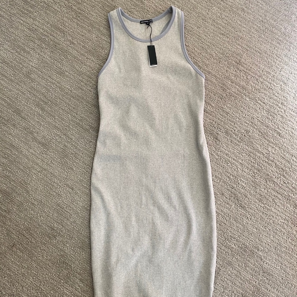 Grey James Perse mid calf length dress